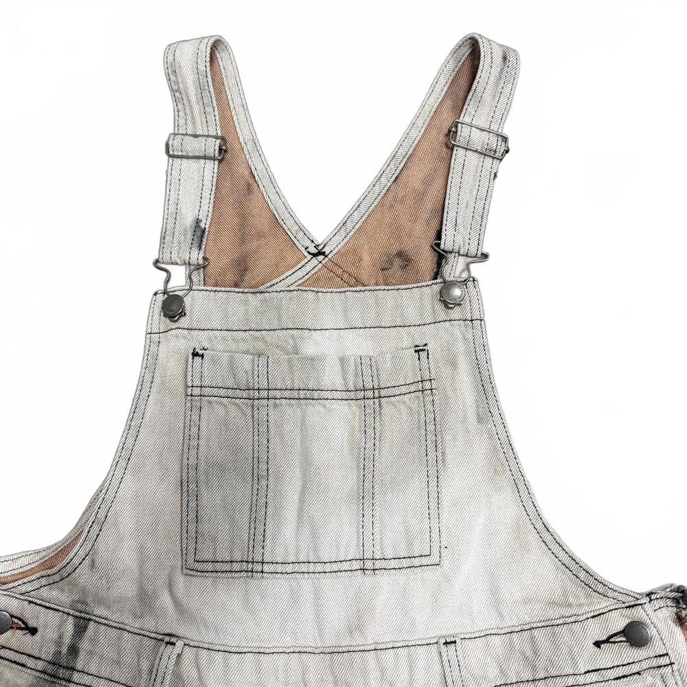 Handmade Up-cycled Magnolia Pearl‎ inspired quilted Miner Overalls NWT - Picture 16 of 16